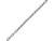 Gunmetal Drawn Flat Cable Chain, 1.1mm by the FOOT Gunmetal Drawn Flat Cable Chain, 1.1mm by the FOOT