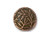 TierraCast Britannia Pewter Bamboo Button - Antiqued Copper Plated (Each)