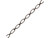 Gunmetal Textured Flat Long & Short Chain, 4.1mm by the FOOT Gunmetal Textured Flat Long & Short Chain, 4.1mm by the FOOT