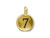 TierraCast Gold Plated 7 Number Charm (Each) TierraCast Gold Plated 7 Number Charm (Each)