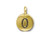 TierraCast Gold Plated 0 Number Charm (Each) TierraCast Gold Plated 0 Number Charm (Each)