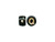 Porcelain Beads, Alphabet, Black/Gold, Q (fifty) Porcelain Beads, Alphabet, Black/Gold, Q (fifty)