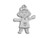 Sterling Silver Girl Charm (Each) Sterling Silver Girl Charm (Each)