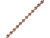 Antiqued Copper Plated Steel Ball Chain, 2.1mm By The FOOT (foot) Antiqued Copper Plated Steel Ball Chain, 2.1mm By The FOOT (foot)