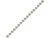 White Plated Steel Ball Chain, 1.8mm By The FOOT (foot) White Plated Steel Ball Chain, 1.8mm By The FOOT (foot)