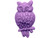 Resin Owl on Branch - Purple (10 Pieces) Resin Owl on Branch - Purple (10 Pieces)
