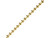 Brass Plated Steel Ball Chain, 1.8mm By The FOOT (foot) Brass Plated Steel Ball Chain, 1.8mm By The FOOT (foot)