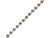White Plated Steel Ball Chain, 2.4mm By The FOOT (foot) White Plated Steel Ball Chain, 2.4mm By The FOOT (foot)
