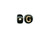 Porcelain Beads, Alphabet, Black/Gold, G (fifty) Porcelain Beads, Alphabet, Black/Gold, G (fifty)