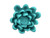 Resin Lotus Flower, 20mm - Turquoise (10 Pieces) Resin Lotus Flower, 20mm - Turquoise (10 Pieces)