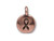 TierraCast Antiqued Copper Plated Ribbon Charm (Each) TierraCast Antiqued Copper Plated Ribbon Charm (Each)