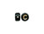 Porcelain Beads, Alphabet, Black/Gold, C (fifty) Porcelain Beads, Alphabet, Black/Gold, C (fifty)