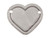 ImpressArt Pewter Blank, Heart with Border - Large (Each) ImpressArt Pewter Blank, Heart with Border - Large (Each)