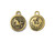 TierraCast Antiqued Gold Plated Capricorn Zodiac Charm (Each) TierraCast Antiqued Gold Plated Capricorn Zodiac Charm (Each)