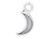 Sterling Silver 10x5mm Crescent Moon Charm (Each) Sterling Silver 10x5mm Crescent Moon Charm (Each)