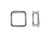 Sterling Silver 11mm Square Frame Link (Each) Sterling Silver 11mm Square Frame Link (Each)
