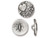 TierraCast Britannia Pewter Amor Round Button - Antiqued (Each)