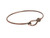 TierraCast Wire Bracelet with Clasp - Antiqued Copper (Each) TierraCast Wire Bracelet with Clasp - Antiqued Copper (Each)