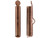 Vintaj Natural Brass Creative Bar, Bead Pod, 24x7mm (pair) Vintaj Natural Brass Creative Bar, Bead Pod, 24x7mm (pair)