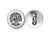 TierraCast Small Bird in Tree Button - Antiqued Silver Plated (Each)