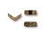 TierraCast Faceted Chevron Beads - Antiqued Brass Plated (Each) TierraCast Faceted Chevron Beads - Antiqued Brass Plated (Each)