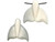 Bone Pendant, Whale Tail (Each) Bone Pendant, Whale Tail (Each)