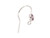 4mm Cubic Zirconia Bezel Set Sterling Earwire - Light Amethyst (pair) 4mm Cubic Zirconia Bezel Set Sterling Earwire - Light Amethyst (pair)