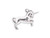 Sterling Silver Unicorn Charm (Each) Sterling Silver Unicorn Charm (Each)