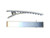 White Plated Hair Clip, Alligator, 2" (12 Pieces) White Plated Hair Clip, Alligator, 2" (12 Pieces)