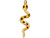 Baltic Birch Wood Charm, Snake, 39x11mm (12 Pieces) Baltic Birch Wood Charm, Snake, 39x11mm (12 Pieces)