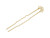 Gold Plated Hair Pin, 5 Loop (12 Pieces) Gold Plated Hair Pin, 5 Loop (12 Pieces)