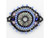32x27mm Beaded Connector, Small Radiant - Forget Me Knot (Each) 32x27mm Beaded Connector, Small Radiant - Forget Me Knot (Each)
