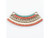 42x16mm Pewter/ Glass Connector, Arc, Embellished - Beachy/ Gold Plated (Each) 42x16mm Pewter/ Glass Connector, Arc, Embellished - Beachy/ Gold Plated (Each)