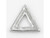 ImpressArt Pewter Blank, Small Organic Triangle Washer (Each) ImpressArt Pewter Blank, Small Organic Triangle Washer (Each)