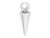 Sterling Silver Pendulum Dangle Charm, 10mm (Each) Sterling Silver Pendulum Dangle Charm, 10mm (Each)