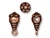 TierraCast Blossom Guru Bead - Antiqued Copper Plated (Each)