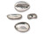 TierraCast Cowrie Shell Bead - Antiqued Silver Plated (Each) TierraCast Cowrie Shell Bead - Antiqued Silver Plated (Each)