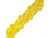 Fused Glass 10mm Round Bead, Matte Translucent Yellow AB (strand) Fused Glass 10mm Round Bead, Matte Translucent Yellow AB (strand)