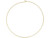 14ga Wire Choker, 17" - Gold Plate (12 Pieces)