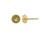 Gold Color Earring Post Finding w 6mm Flat Pad, AAA (100 Pieces) Gold Color Earring Post Finding w 6mm Flat Pad, AAA (100 Pieces)