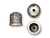 TierraCast Antiqued Silver Plated Pewter Temple No-Loop Cord End for 6mm Cord (Each)