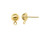 Gold Plated Stainless Steel Earring Post Finding w Loop / 6mm Half Ball (72 pcs) Gold Plated Stainless Steel Earring Post Finding w Loop / 6mm Half Ball (72 pcs)