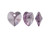 PRESTIGE 6228 Heart Pendant, 10mm - Iris (Each) PRESTIGE 6228 Heart Pendant, 10mm - Iris (Each)