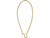 Gold Plated Kidney Ear Wire, 47mm (72 pcs) Gold Plated Kidney Ear Wire, 47mm (72 pcs)
