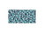 TOHO Glass Seed Bead, Size 11, 2.1mm, Marbled Opaque Turquoise/Amethyst (Tube)