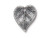 TierraCast Heart-shaped Leaf Charm - Antiqued Pewter Plated (Each) TierraCast Heart-shaped Leaf Charm - Antiqued Pewter Plated (Each)