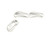 PRESTIGE 5844 Baroque Elongated Pearl Beads, 10mm - White (pair) PRESTIGE 5844 Baroque Elongated Pearl Beads, 10mm - White (pair)