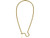 Gold Plated Kidney Ear Wire, 37mm (72 pcs) Gold Plated Kidney Ear Wire, 37mm (72 pcs)