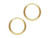 14kt Gold-Filled 1.25x12mm Hoops, Endless (pair) 14kt Gold-Filled 1.25x12mm Hoops, Endless (pair)