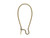 Antiqued Brass Plated Kidney Ear Wire, 25mm (72 pcs)